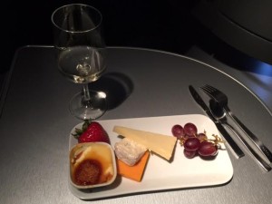 Dessert in Business Class: I'll have one of everything, thank you!